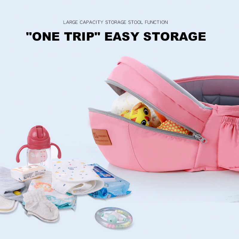 Ergonomic Baby Carrier with Hipseat – Front & Back Carry