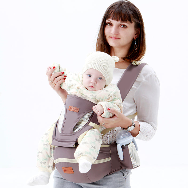 Ergonomic Baby Carrier with Hipseat – Front & Back Carry