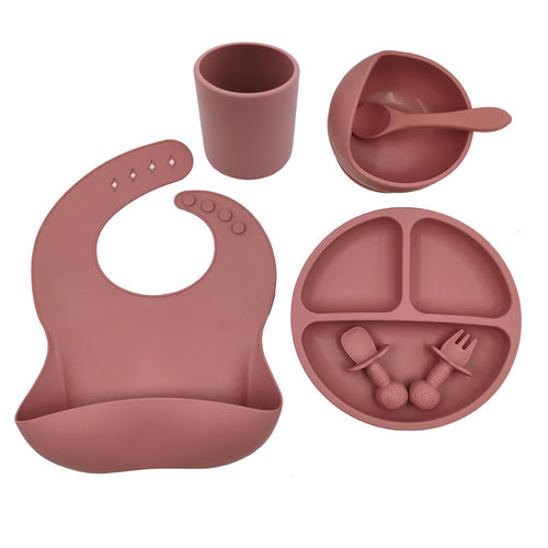 Complete Baby Feeding Set – Bib, Cup & Utensils