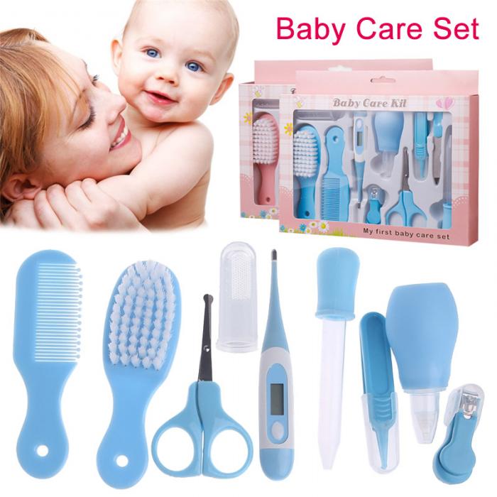 Complete baby grooming kit for safe, easy care