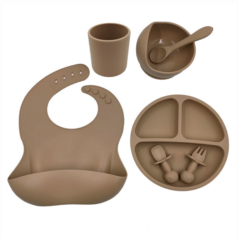 Complete Baby Feeding Set – Bib, Cup & Utensils