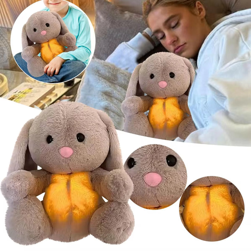 Soft breathing bunny/elephant comforter soothes and calms babies’ sensory needs