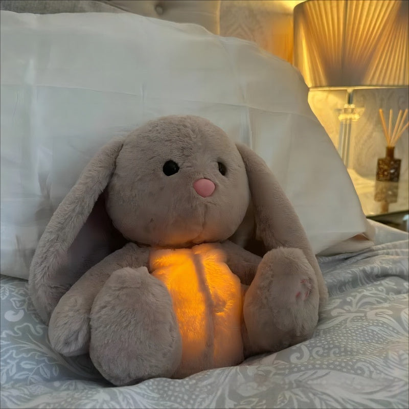 Soft breathing bunny/elephant comforter soothes and calms babies’ sensory needs